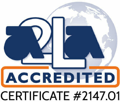 ENI Labs' A2LA Accreditation and Certification Number